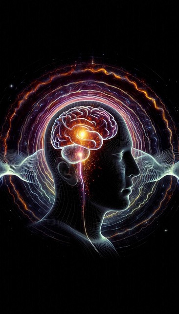 Free ai generated listening music illustration