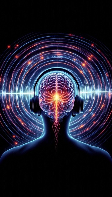 Free ai generated listening music illustration
