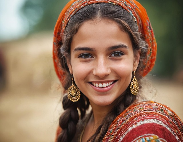 Free ai generated girl roma illustration