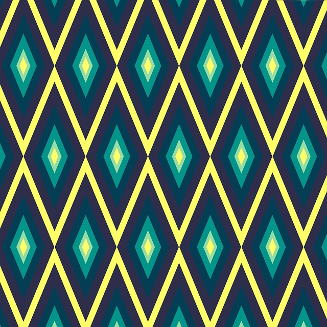 Free diamond pattern design illustration