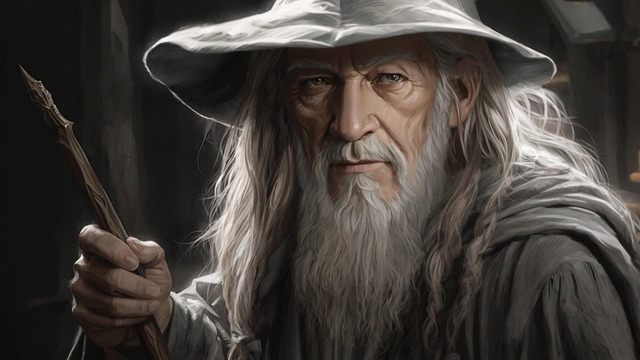 Free ai generated wizard sorcerer illustration