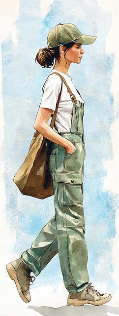 Free ai generated casual style streetwear illustration