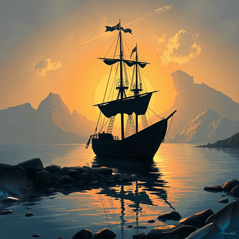Pirat, Schiff, Abenteuer, Fantasie