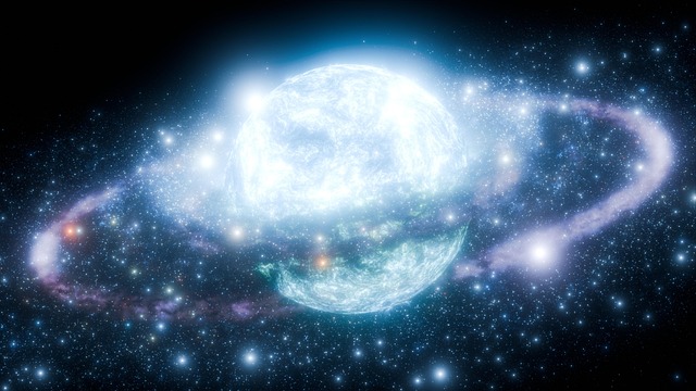 Free star neutron star cosmos illustration