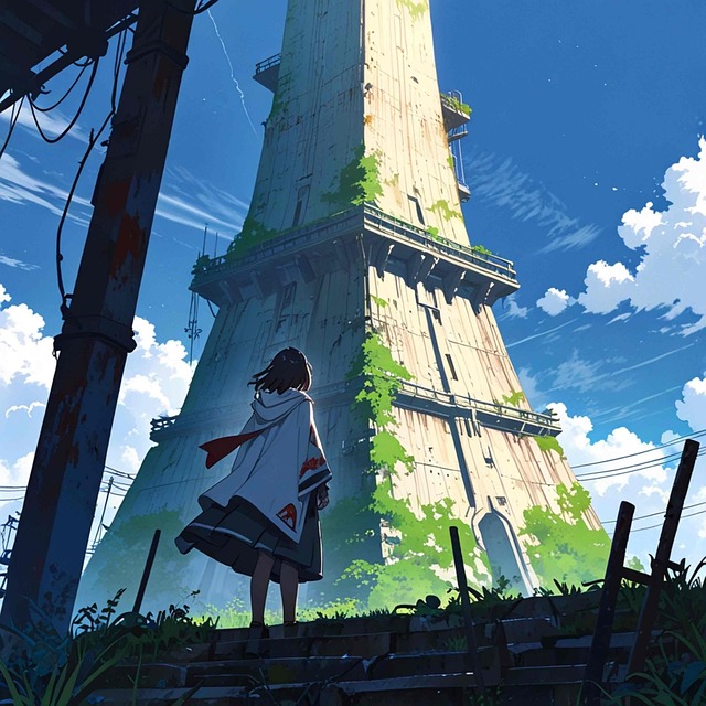 Download free HD stock image of Ai Generated Woman Free ai generated woman tower illustration