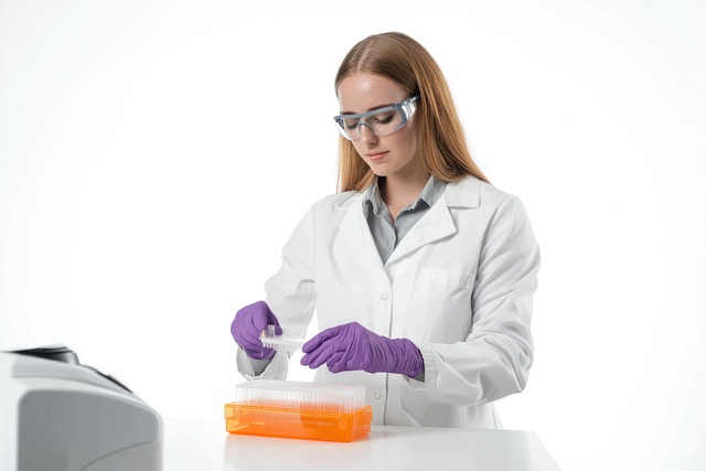 Free ai generated scientist lab illustration