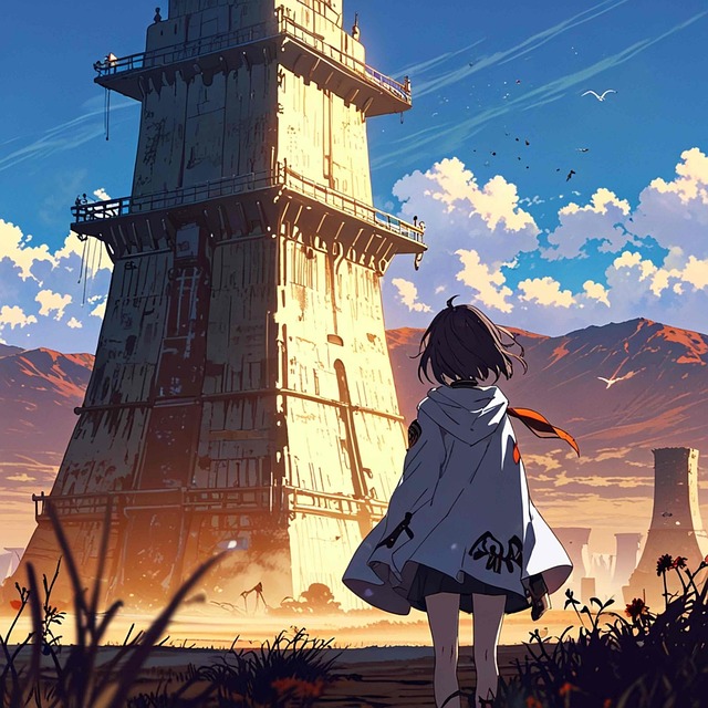 Free future end of the century science fiction illustration