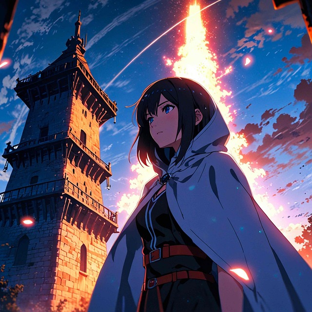 Free future end of the century science fiction illustration