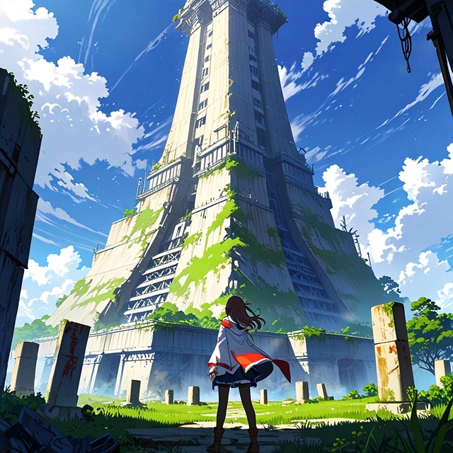 Free future end of the century science fiction illustration