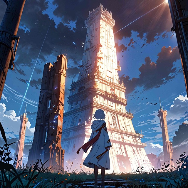 Free future end of the century science fiction illustration