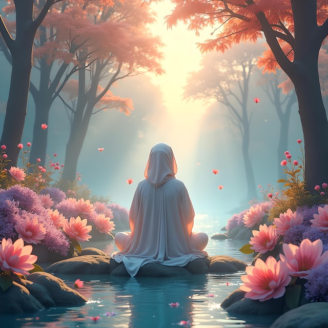 Free ai generated trees forest illustration