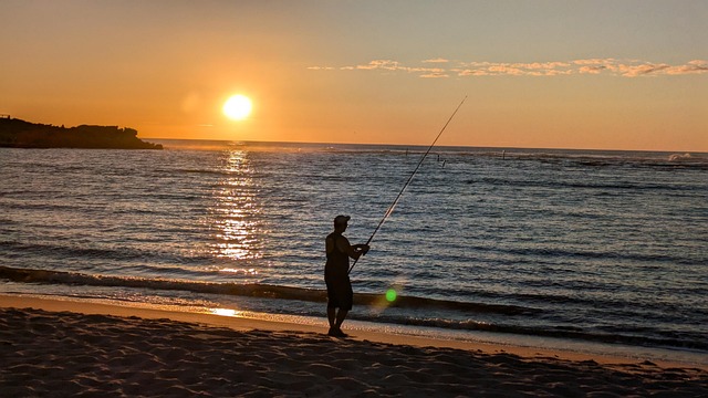 Sonnenuntergang, Natur, Ozean, Strand