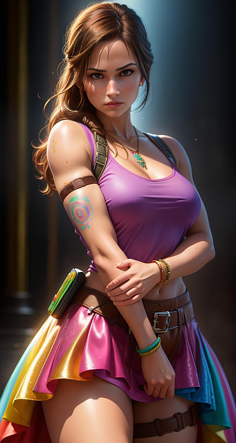 Ai Generované, Žena, Lara Croft