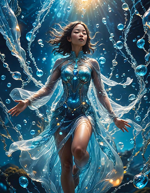 Free ai generated woman sprite illustration