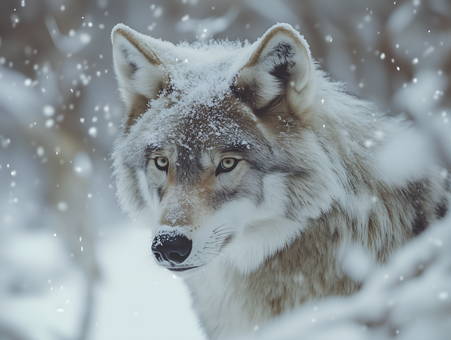 Download free HD stock image of Ai Generated Wolf Free ai generated wolf animal illustration