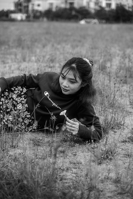 Niña, Mujer, Retrato, Moda, Naturaleza