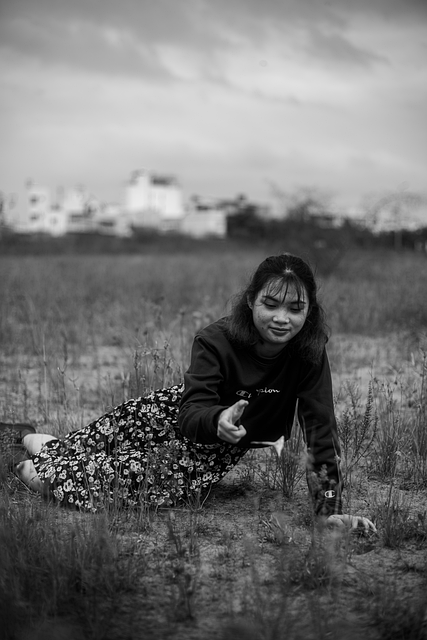 Niña, Mujer, Retrato, Moda, Naturaleza