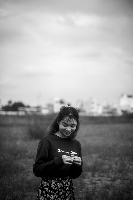 女孩, 女士, 肖像, 时尚, 自然, 模型, 草, 绿色, 原野