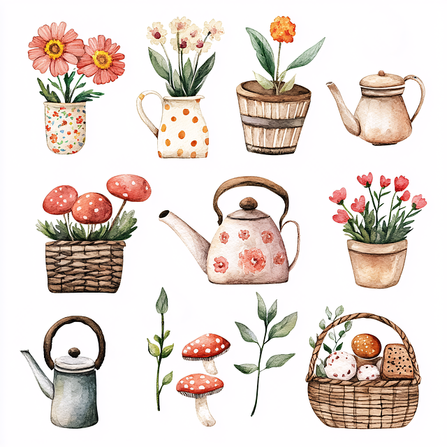 Free ai generated plants flowers illustration