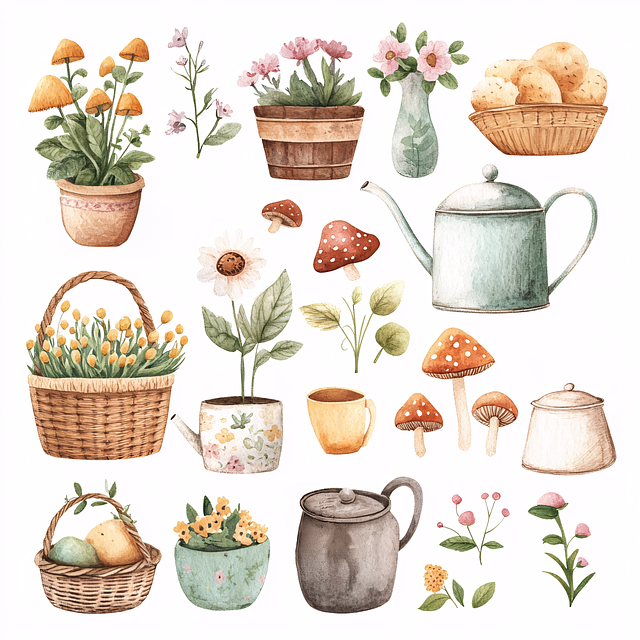 Free ai generated plants flowers illustration