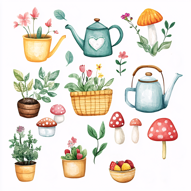 Free ai generated plants flowers illustration