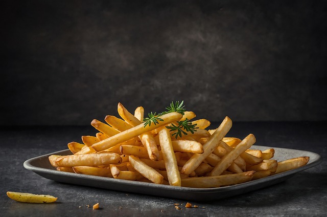 Download free HD stock image of Ai Generated Fries Free ai generated fries french fries illustration