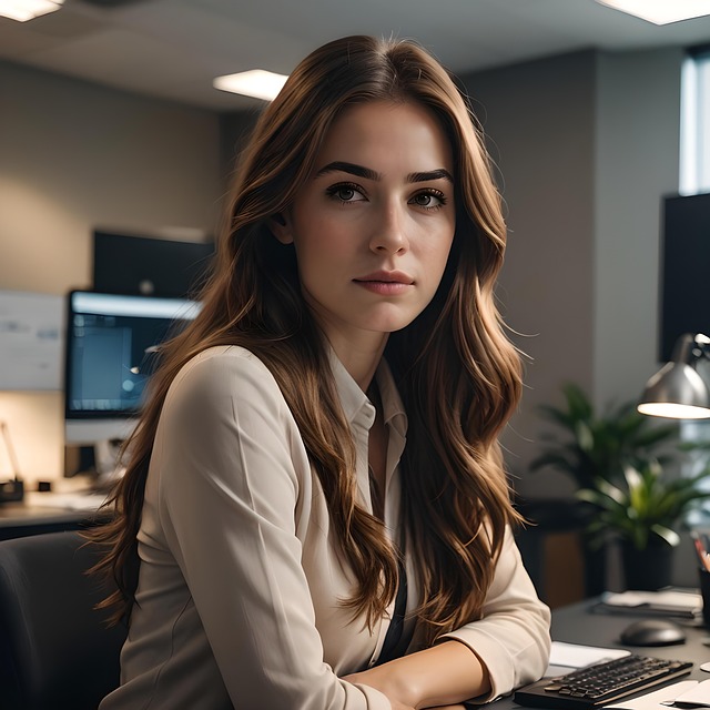 Free ai generated office desk illustration