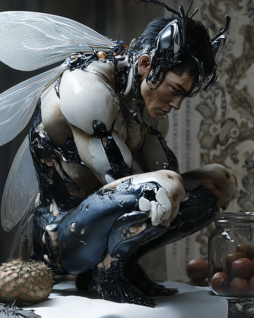 Free ai generated humanoid creature illustration