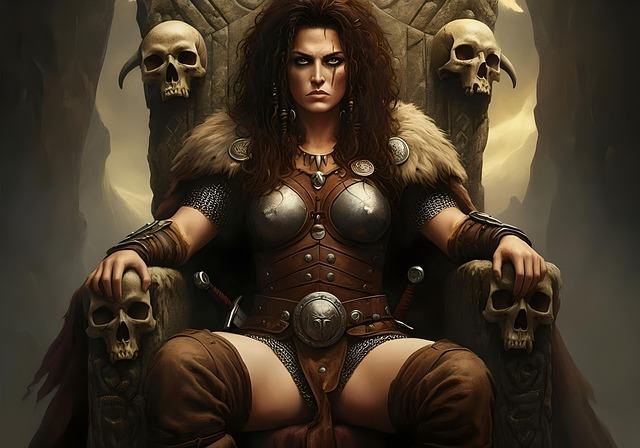 Download free HD stock image of Ai Generated Woman Free ai generated woman barbarian illustration