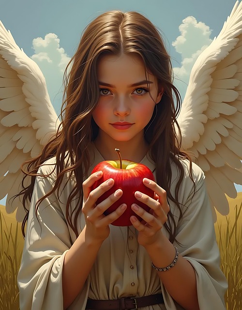 Download free HD stock image of Ai Generated Angel Free ai generated angel robe illustration