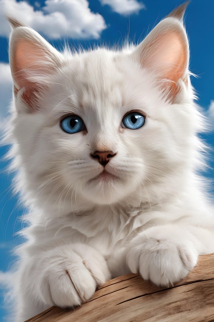 Download free HD stock image of Ai Generated Cat Free ai generated cat kitten illustration