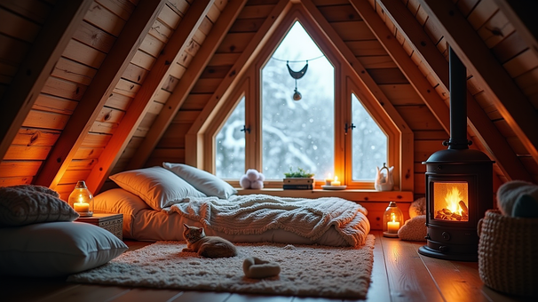 Schlafzimmer, Holz, Haustier, Tier