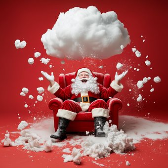 Free Santa Snow illustration and picture
