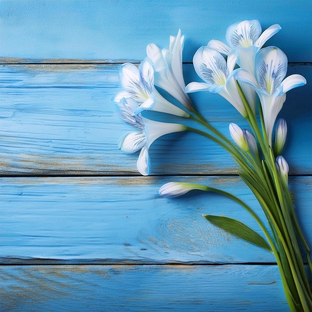 Ai Generiert, Weiße Blumen, Strauß