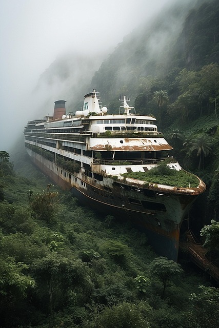 Free ai generated wreck ship wreck illustration