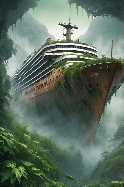 Free ai generated wreck ship wreck illustration