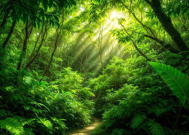 Free jungle amazon rainforest illustration