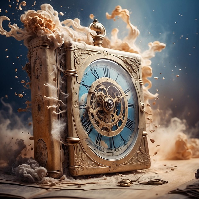 Download free HD stock image of Ai Generated Time Free ai generated time book illustration