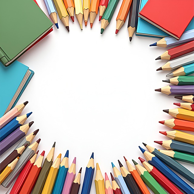 Download free HD stock image of Colored Pencils School Free colored pencils school education illustration