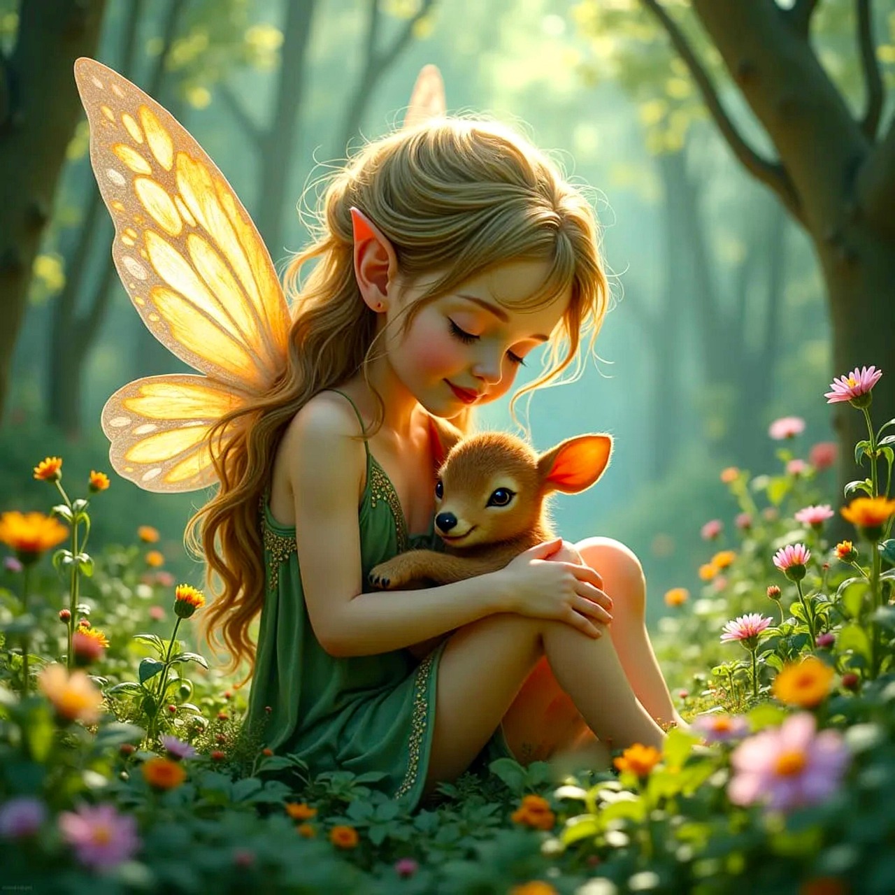 Download Fairy Deer Nature Royalty Free Stock Illustration Image 