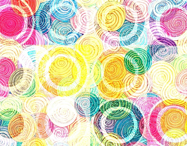 Free ai generated swirls pattern illustration