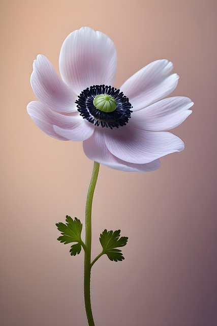 Free ai generated flower anemone illustration