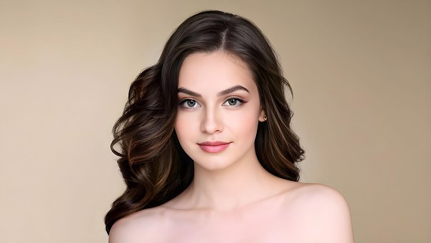 Frau, Mädchen, Modell, Jung, Porträt