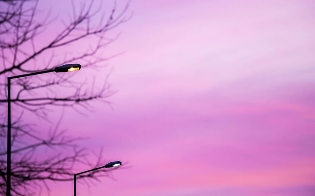Roze, Zonsondergang, Lucht, Wolken