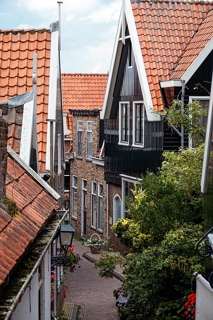 Holland, Niederlande, Volendam, Altstadt