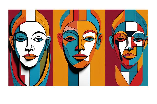Free ai generated heads diversity illustration