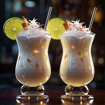Ai Generado, Piña Colada, Cóctel, Barman
