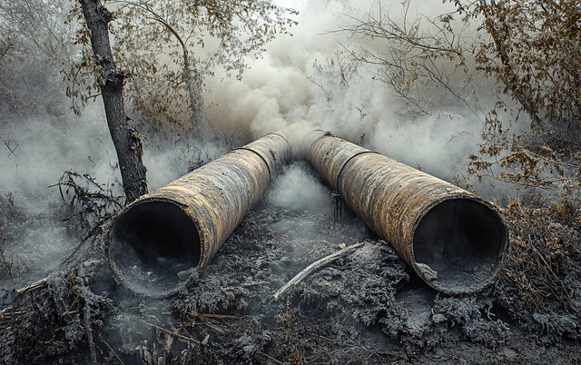 Free ai generated pipes rust illustration