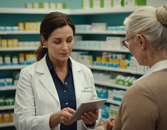 Free ai generated pharmacist pharmacy illustration