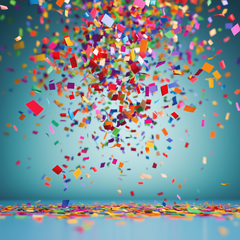 Free Confetti Celebration illustration and picture